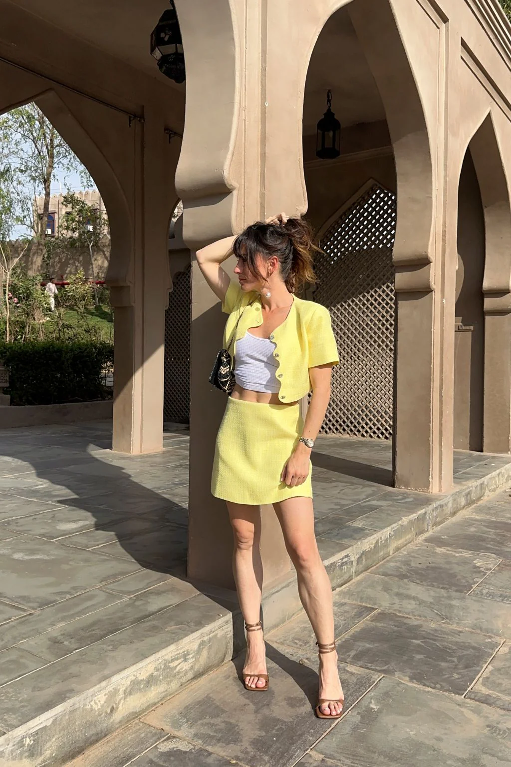 Sunday Yellow Mini Skirt - Image 12