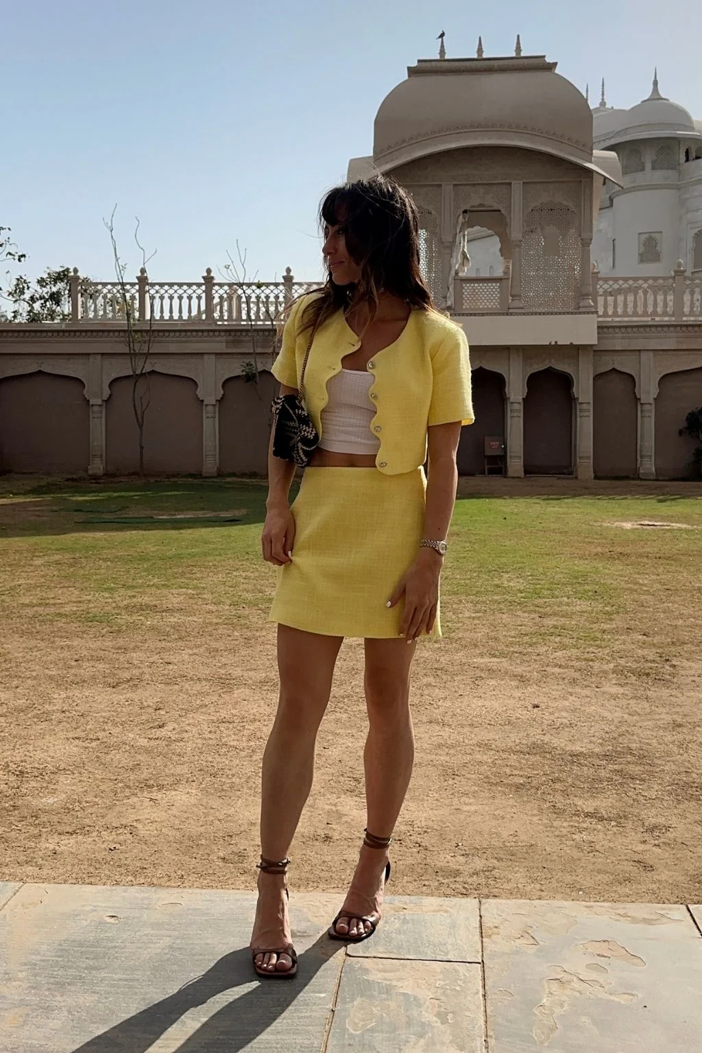 Sunday Yellow Mini Skirt - Image 6