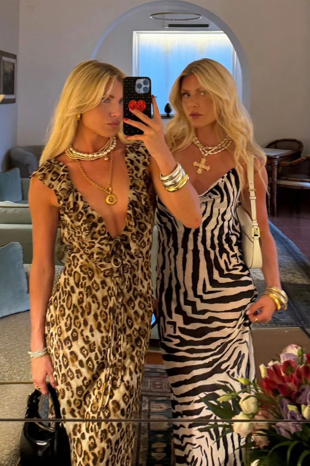 Sydney Leopard Sleeveless Ruffle Maxi Dress - Image 6
