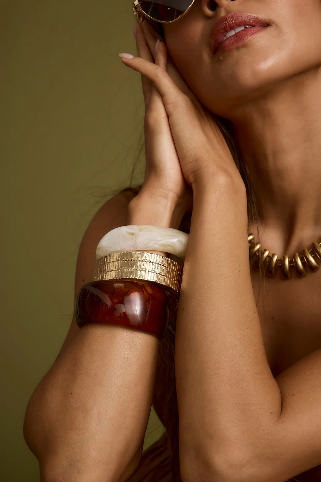 Tabby Set of 2 Chunky Bangles - Image 3