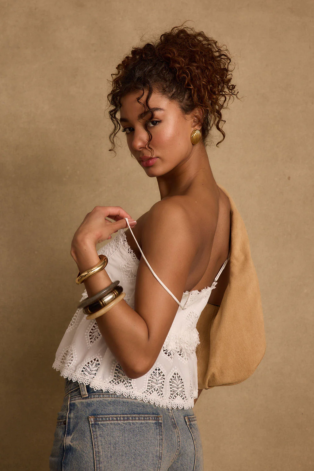 Tita White Eyelet Top - Image 10