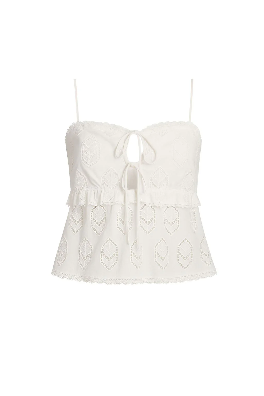 Tita White Eyelet Top - Image 11