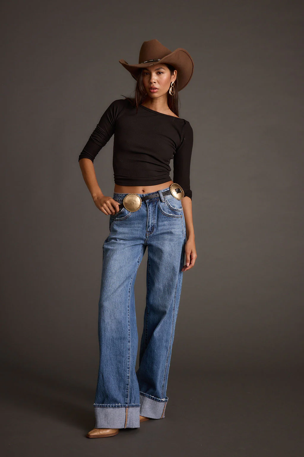 Waverly Black and Gold Statement Belt - Image 2