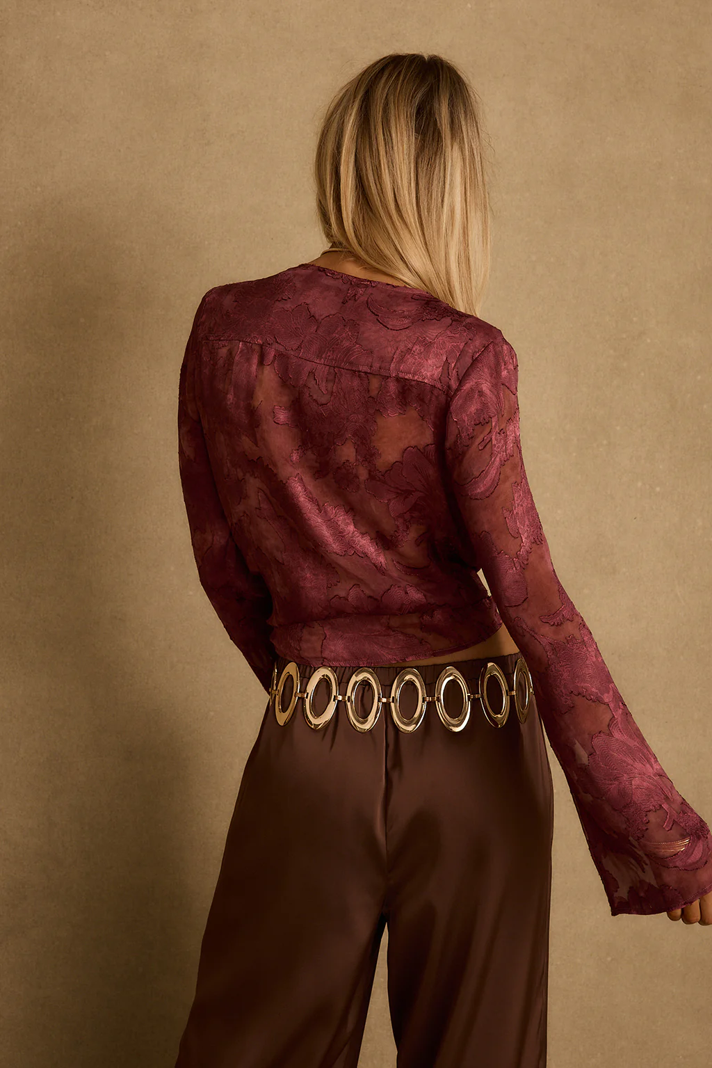 Waverly Mulberry Blouse - Image 3