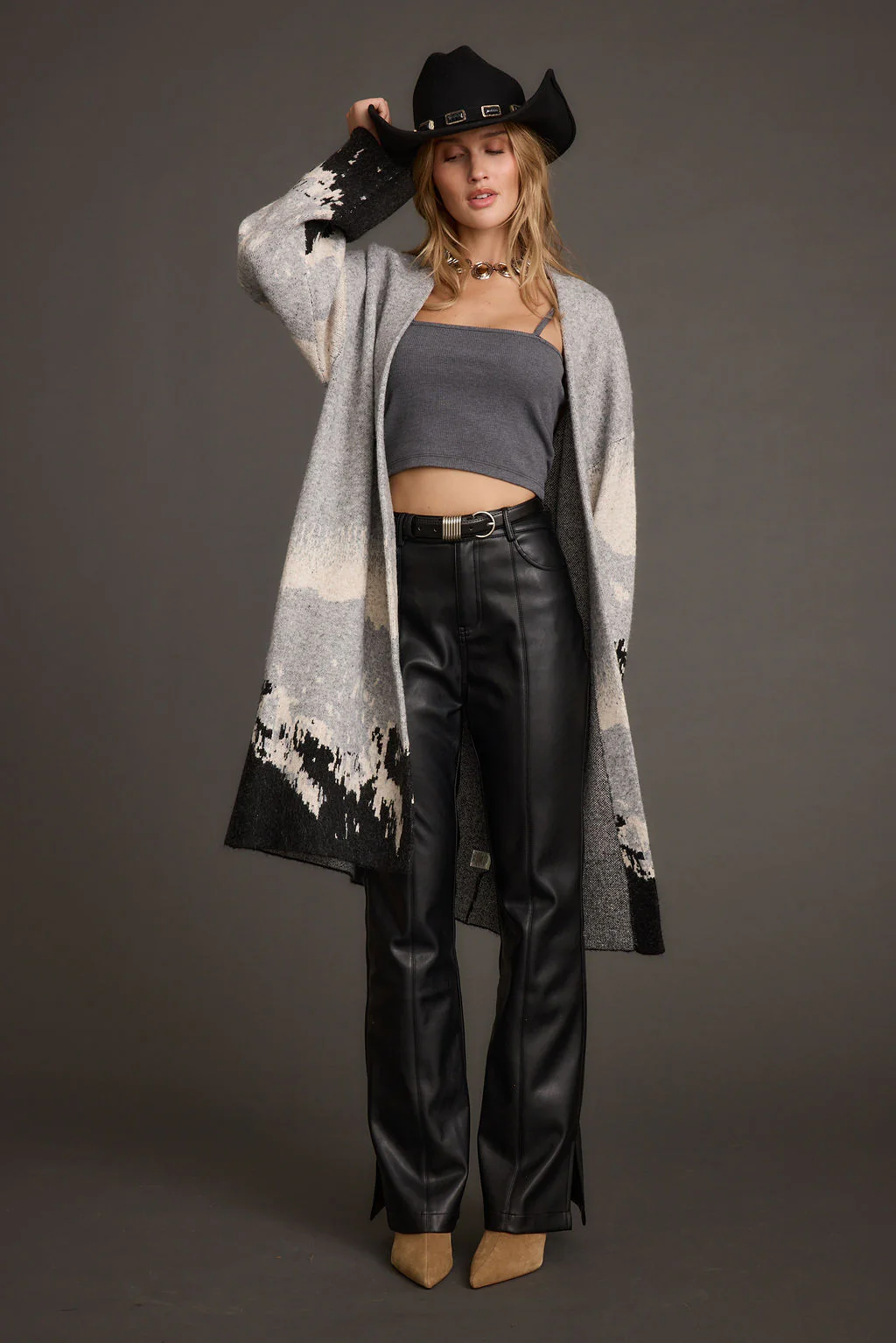 Yellowstone Printed Duster Cardigan - Image 3